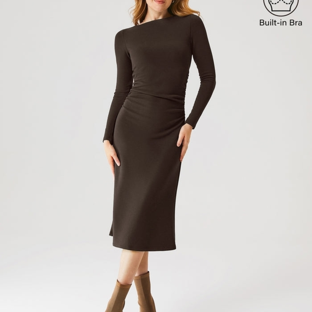OGL Chic Black Long Sleeve Dress